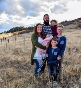 Liz and family
